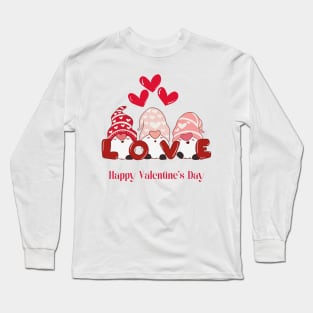 Valentine's gnomes Long Sleeve T-Shirt